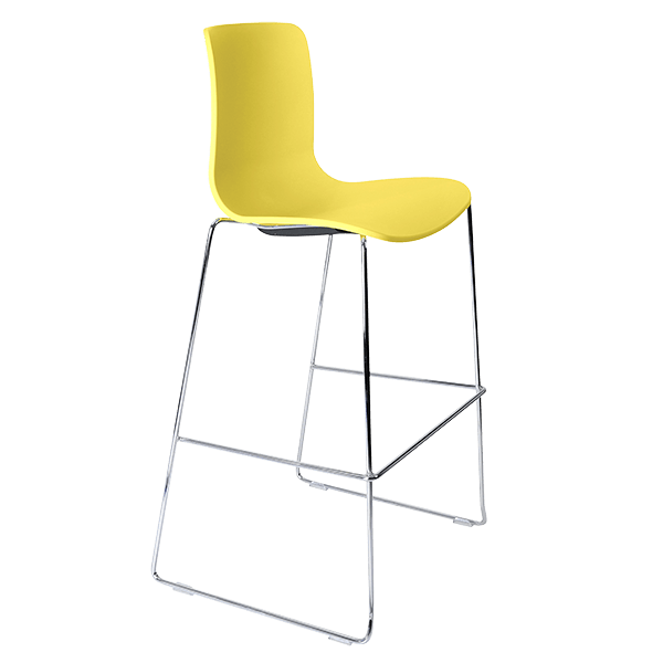 acti stool chrome sled frame
