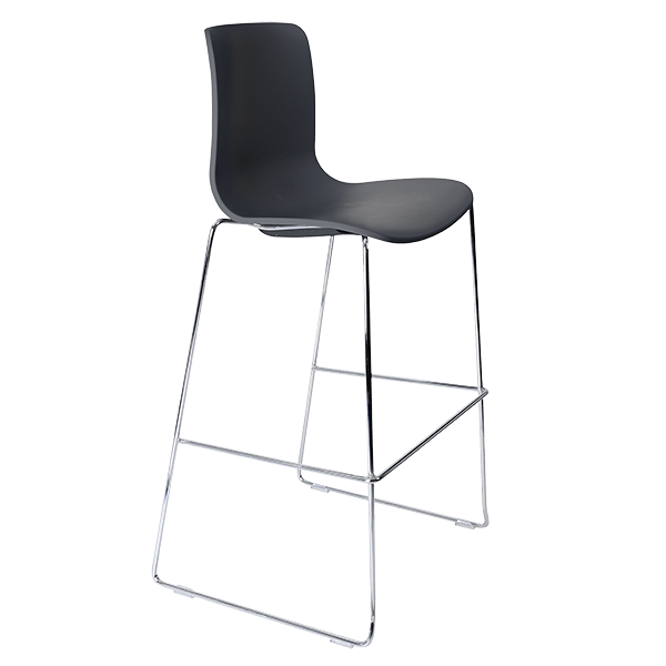 acti stool chrome sled frame