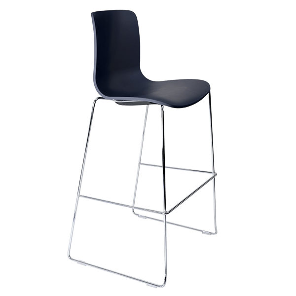 acti stool chrome sled frame