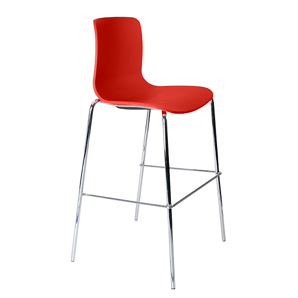acti stool chrome 4 leg frame
