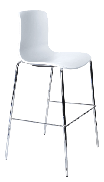 acti stool chrome 4 leg frame