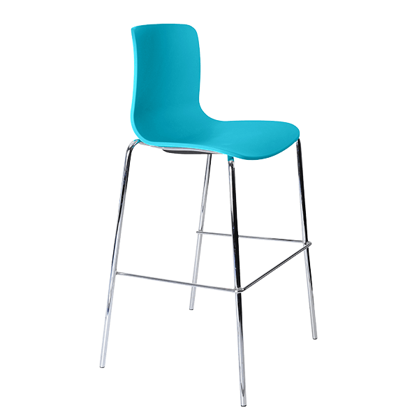 acti stool chrome 4 leg frame