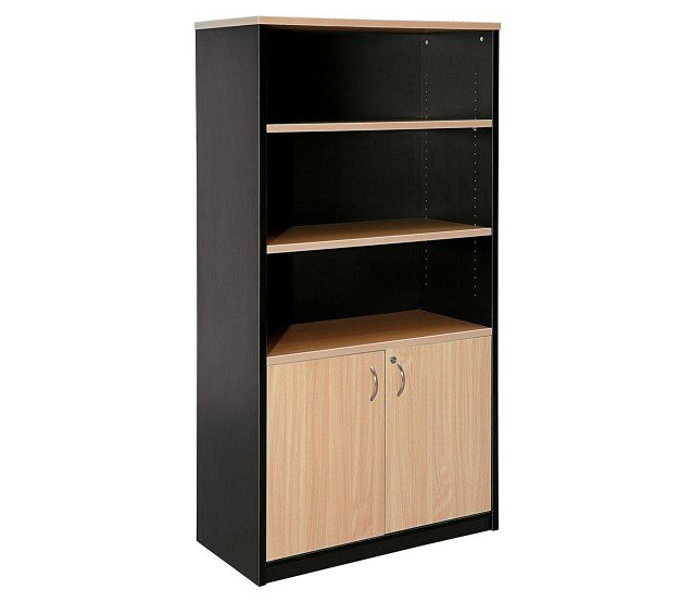 half door stationery cabinet beech