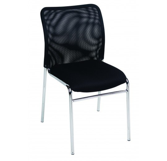 martin mesh sled base visitor chair