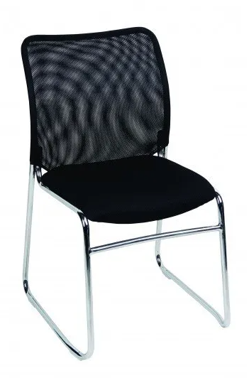 martin mesh sled base visitor chair