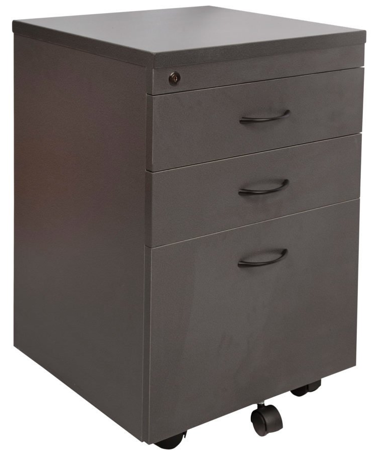 2 drawer 1 file mobile pedestal ironstone