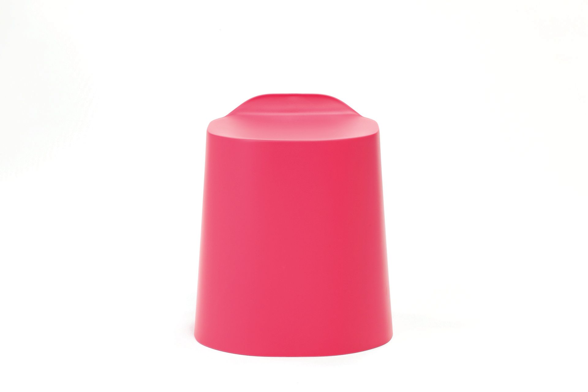 peekaboo stool raspberry red