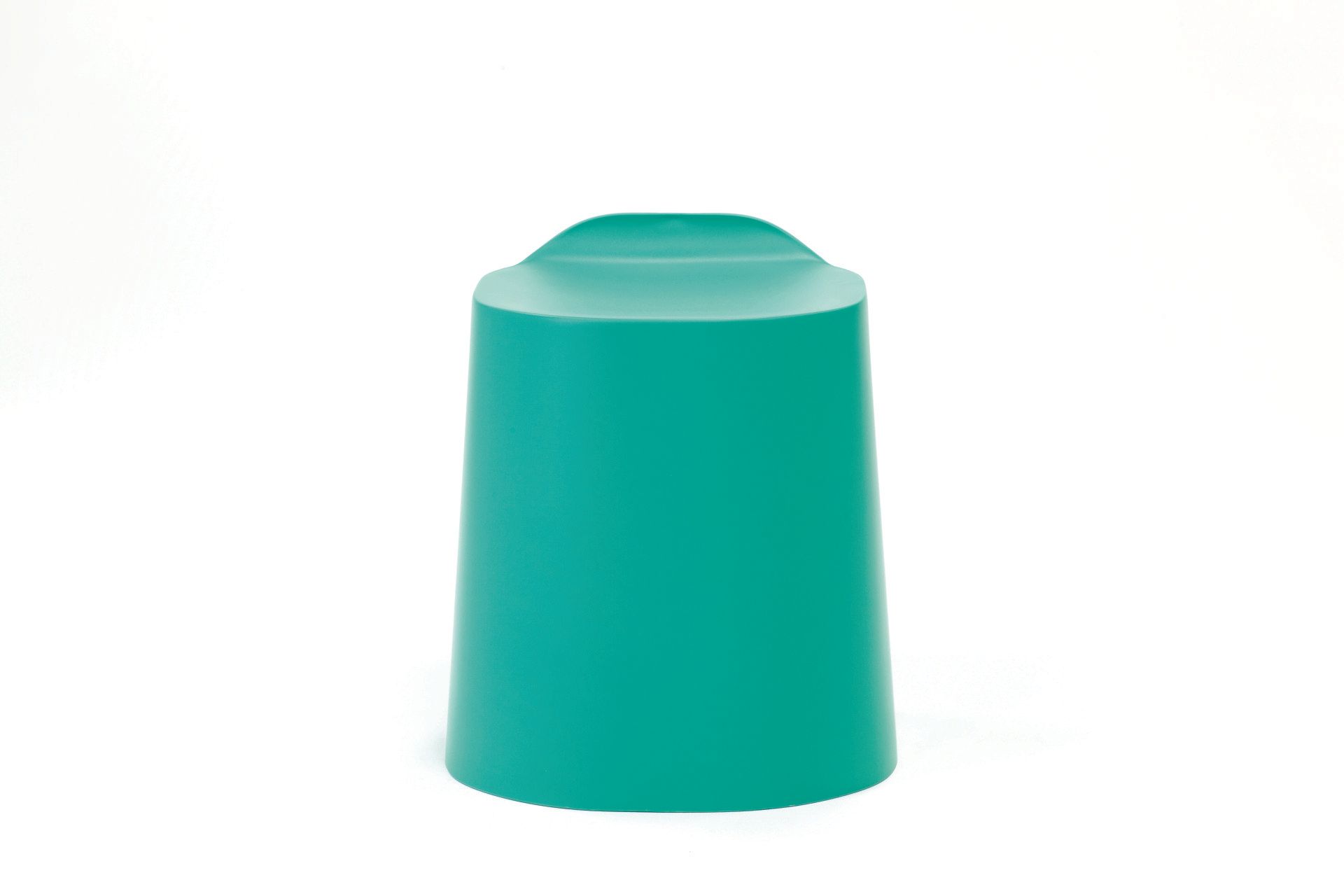 peekaboo stool stone green