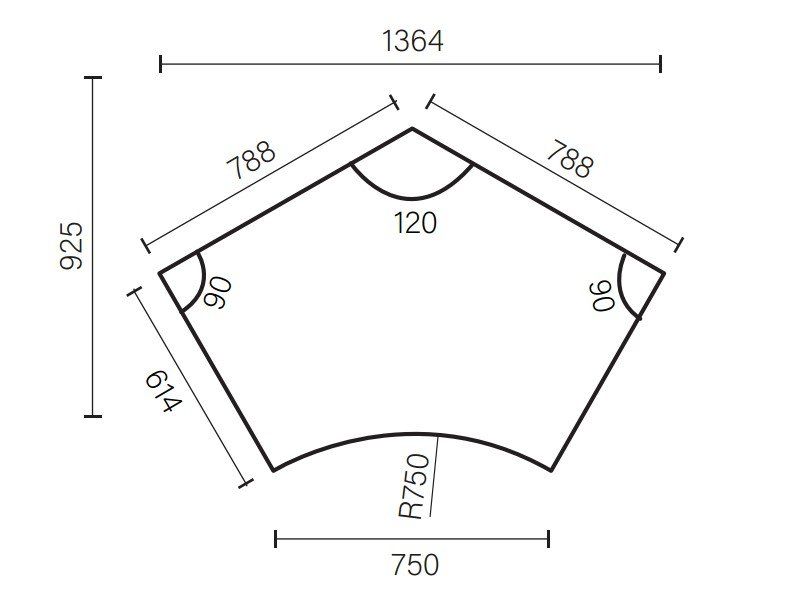 pentagon table