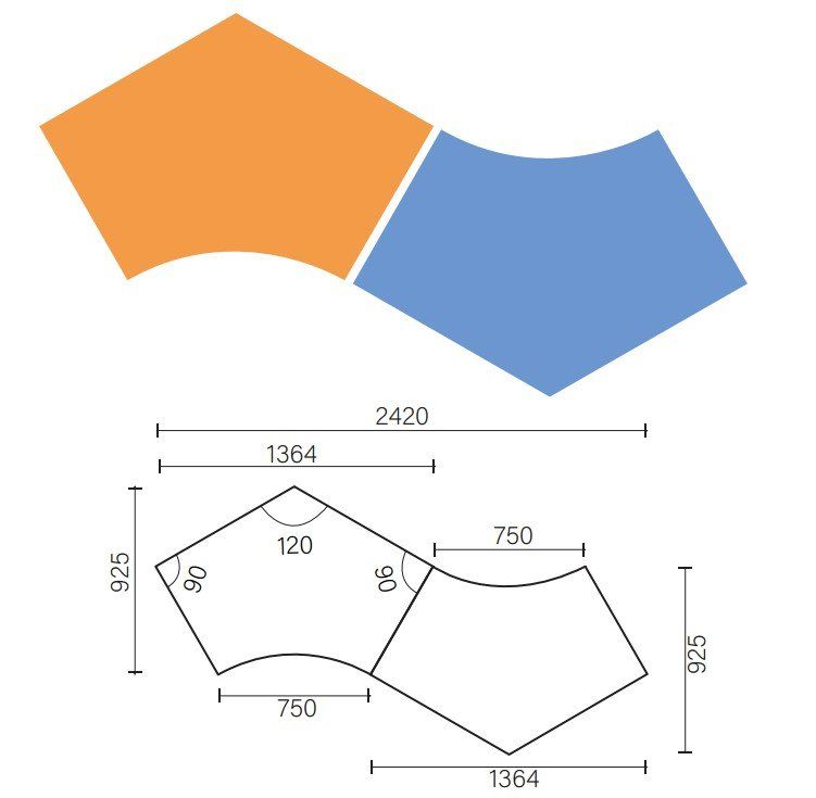 pentagon table