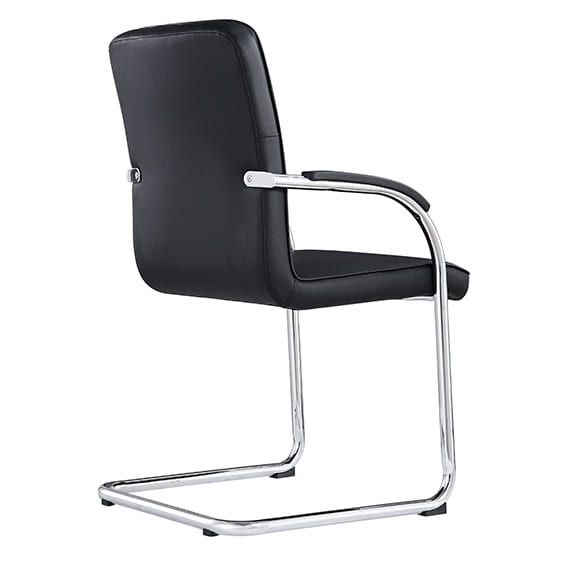 rose visitor chair with cantilever base