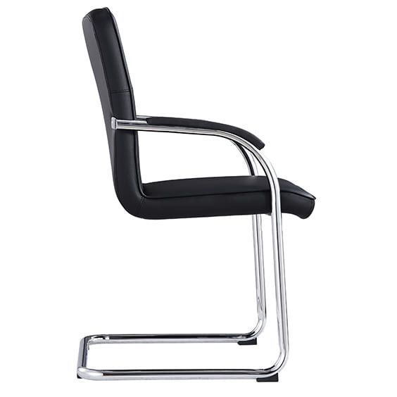 rose visitor chair with cantilever base