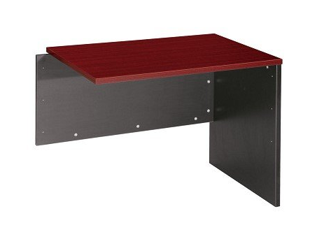 desk return redwood