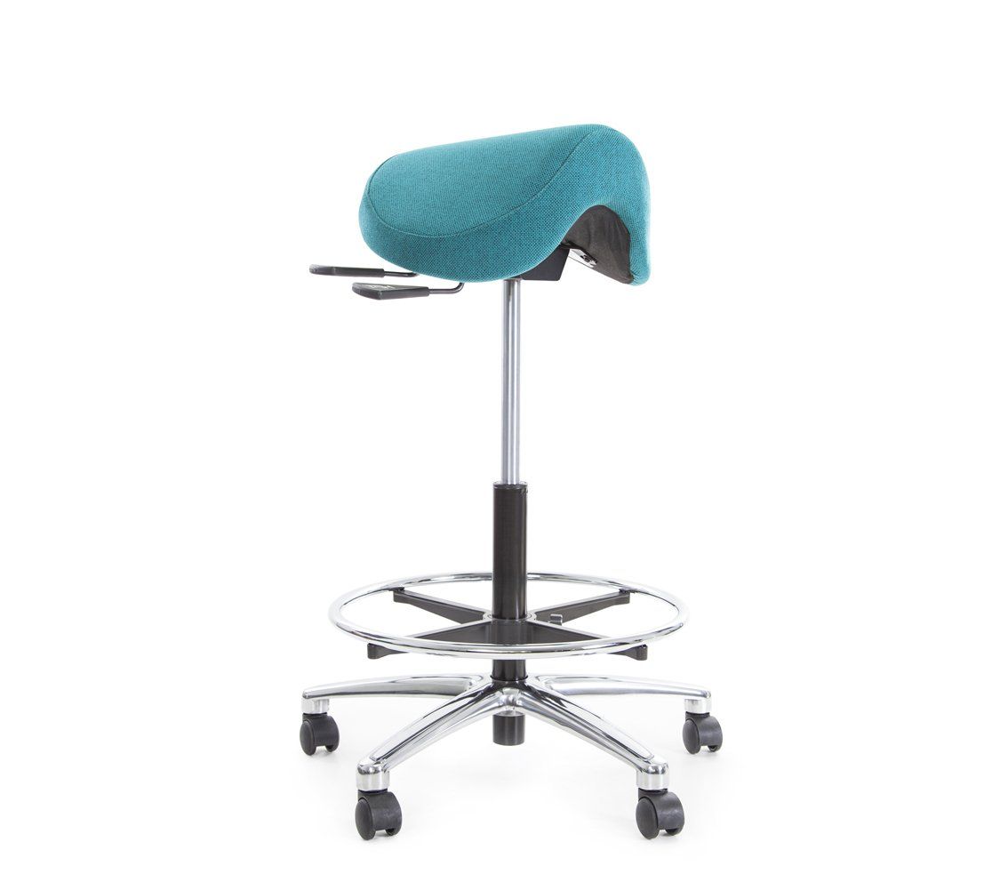 saddle stool with drafting ring
