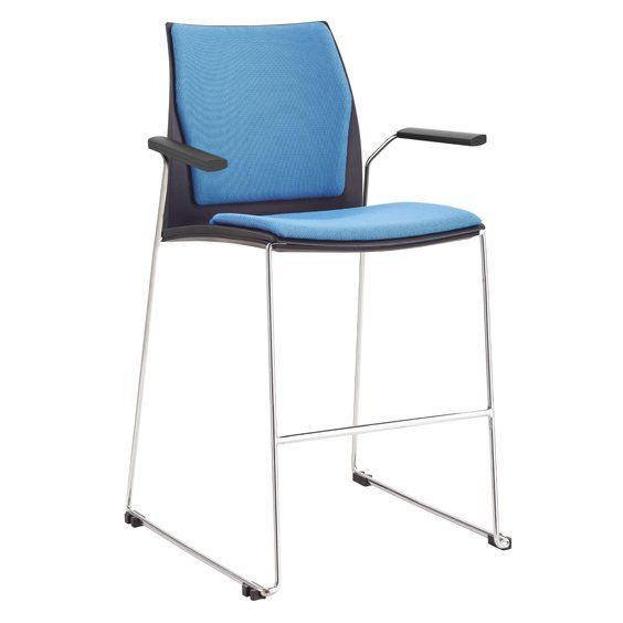 vinn padded stool with arms