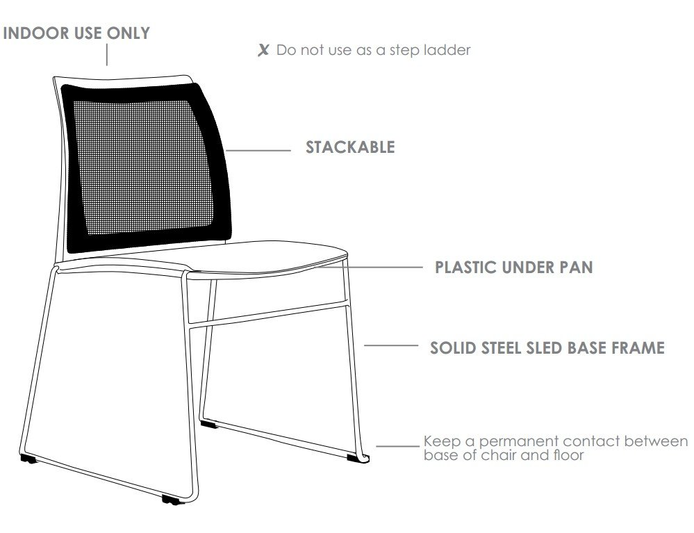 vinn mesh stool