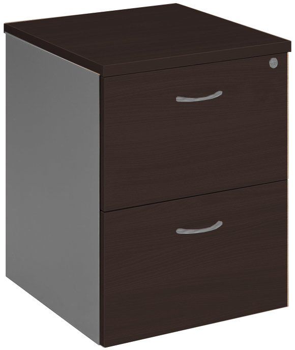 2 drawer mobile filing pedestal wenge