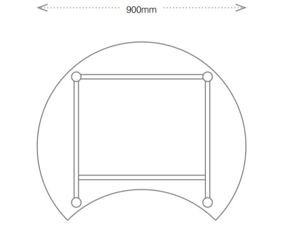 concave table