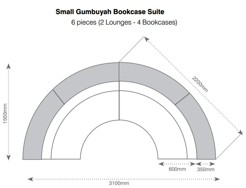gumbuyah bookcase