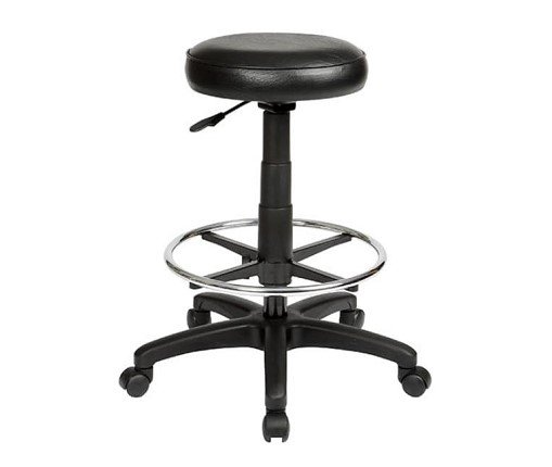 padded industrial drafting stool