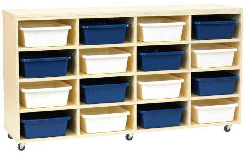 tote tray unit 16 trays
