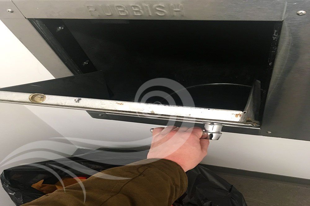 Person opening a