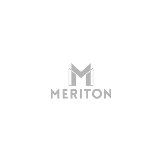 Meriton logo with a stylized