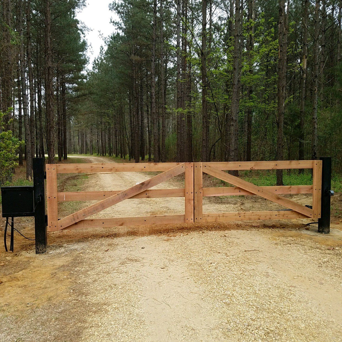 Wooden Long Gate — Columbus, MS — Columbus Fence Company