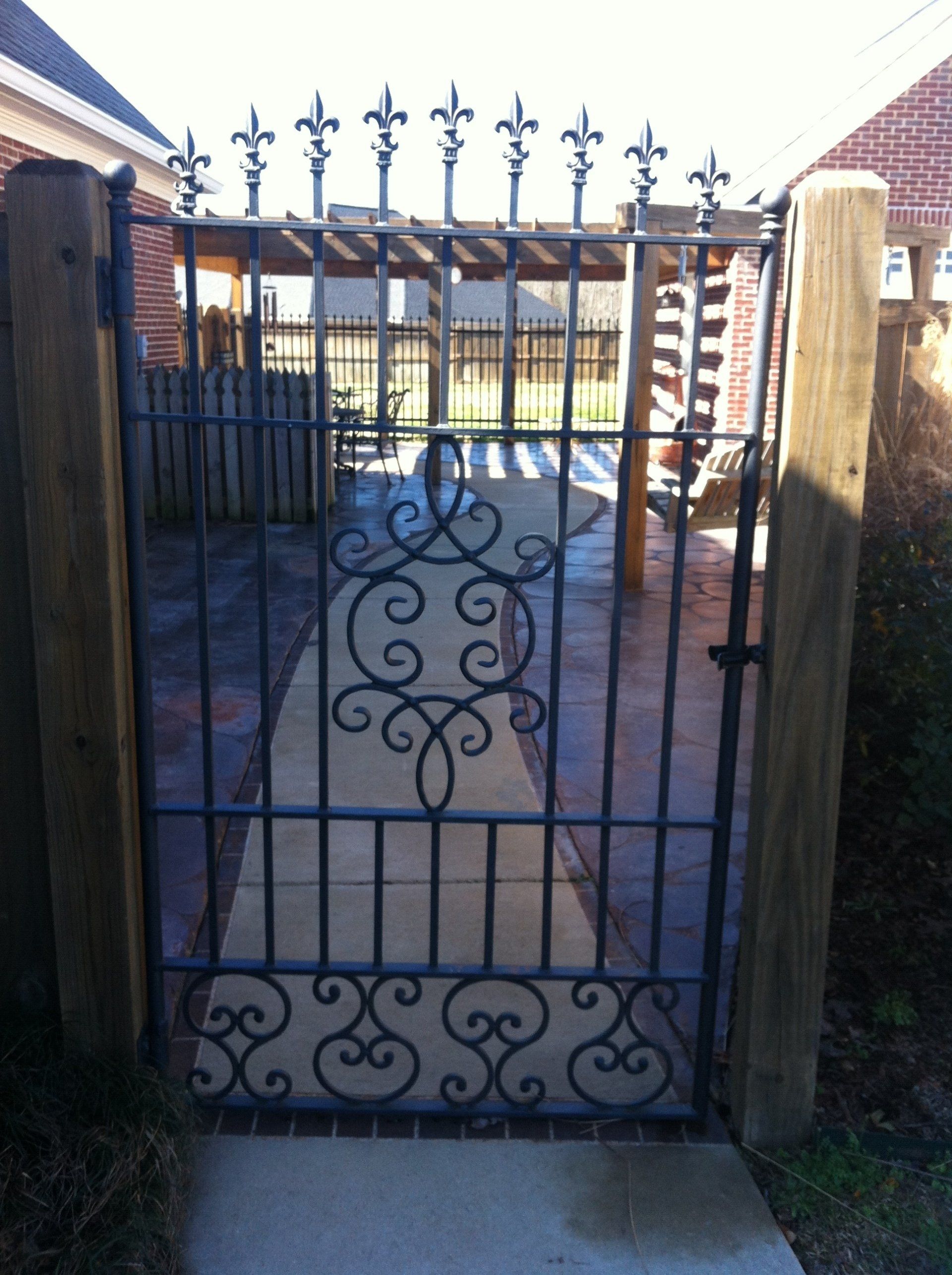 Steel Gate — Columbus, MS — Columbus Fence Company