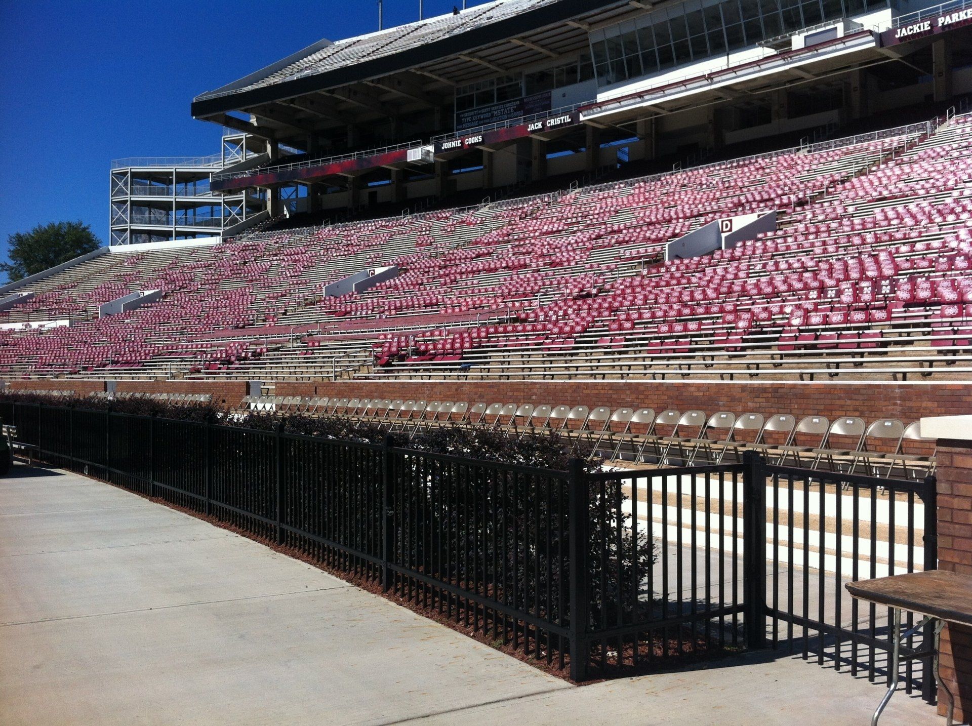 Stadium Fences — Columbus, MS — Columbus Fence Company