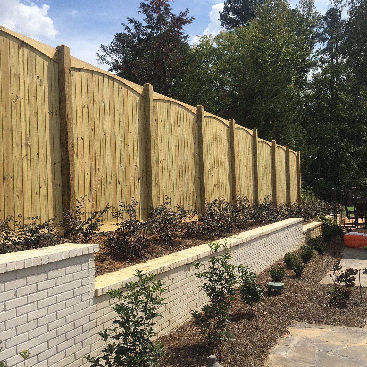 Wooden Brown Fence — Columbus, MS — Columbus Fence Company