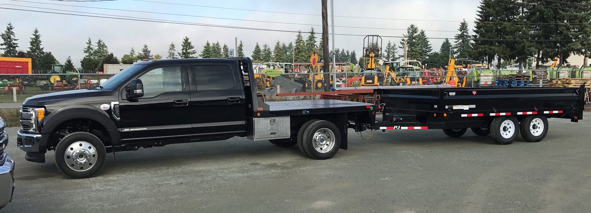 RD Flatbed Truck Bed with Deckover Trailer