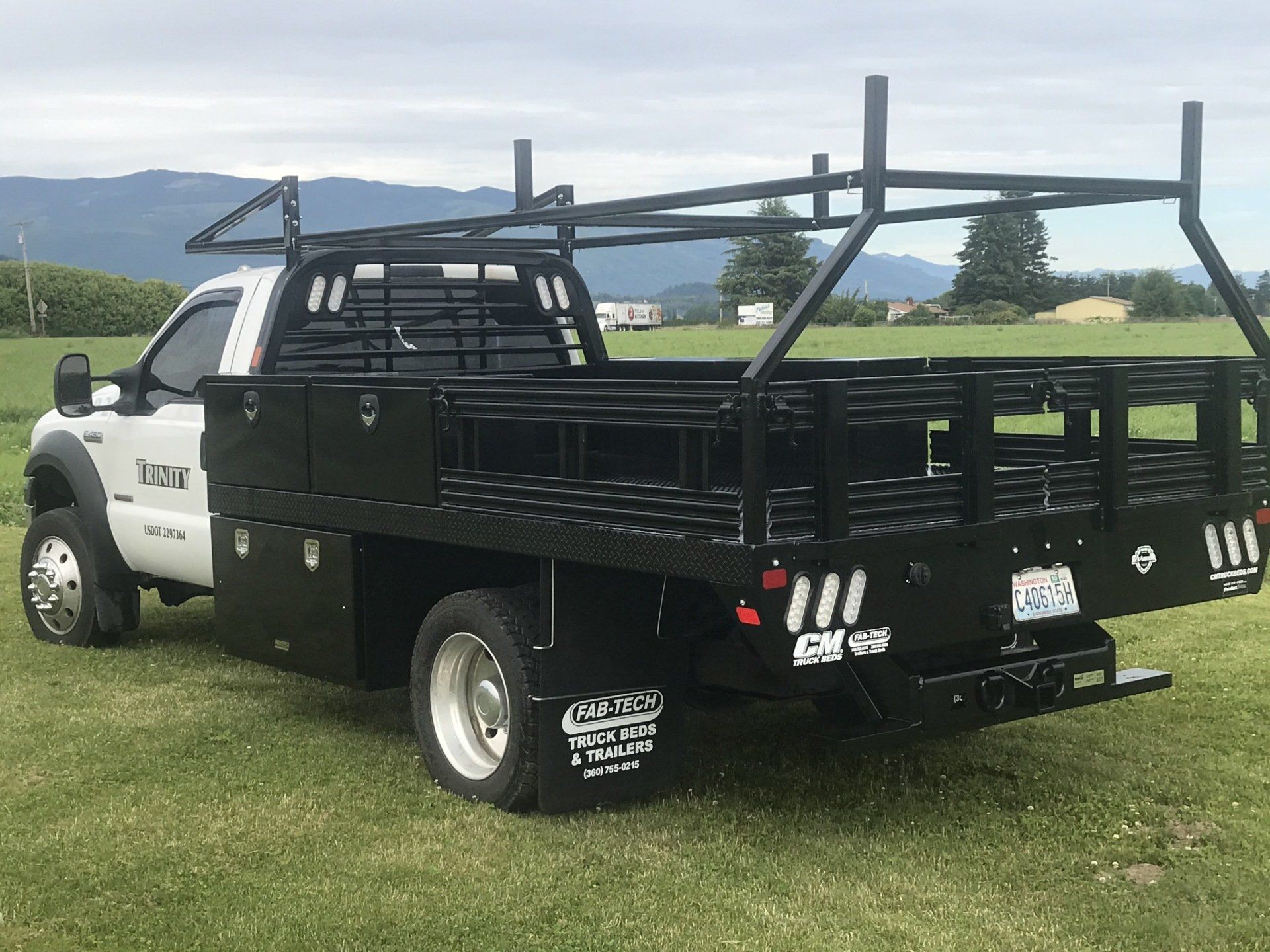 12' Contractor body w/ 24x24x48 Protech underbody boxes