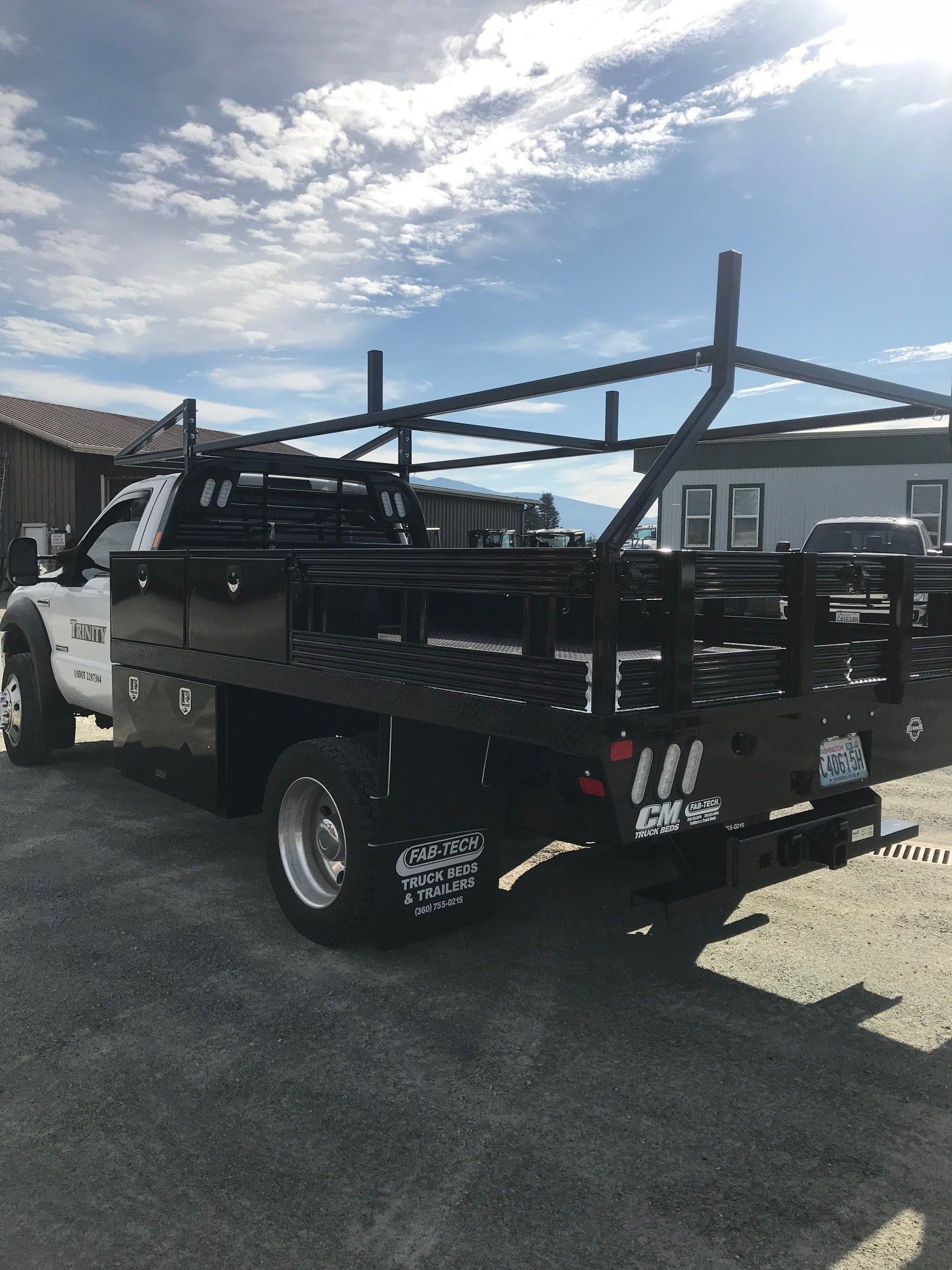 CM 12' Contractor Bed w/ Additional Toolboxes