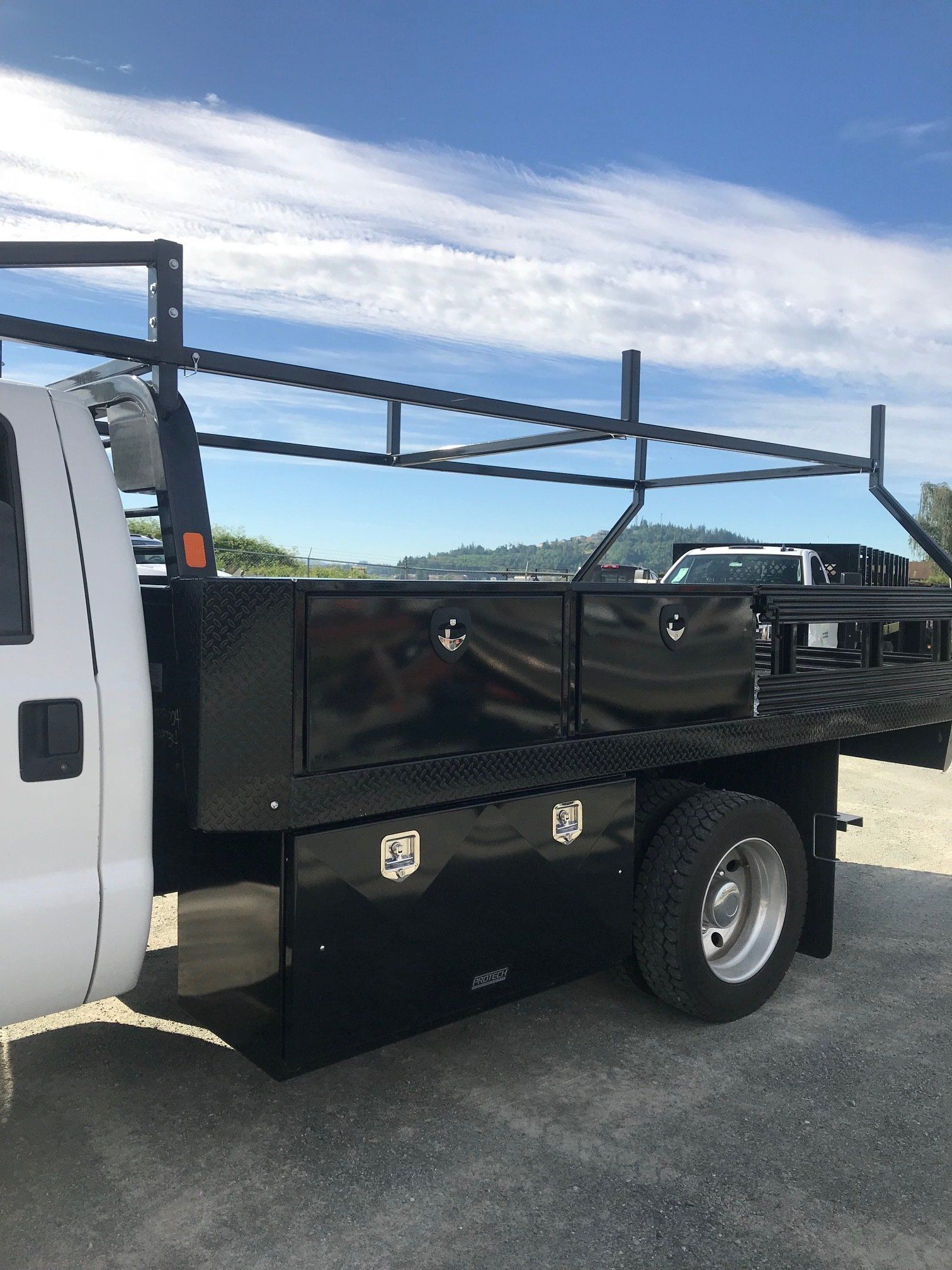 CM 12' Contractor Bed w/ Additional Toolboxes