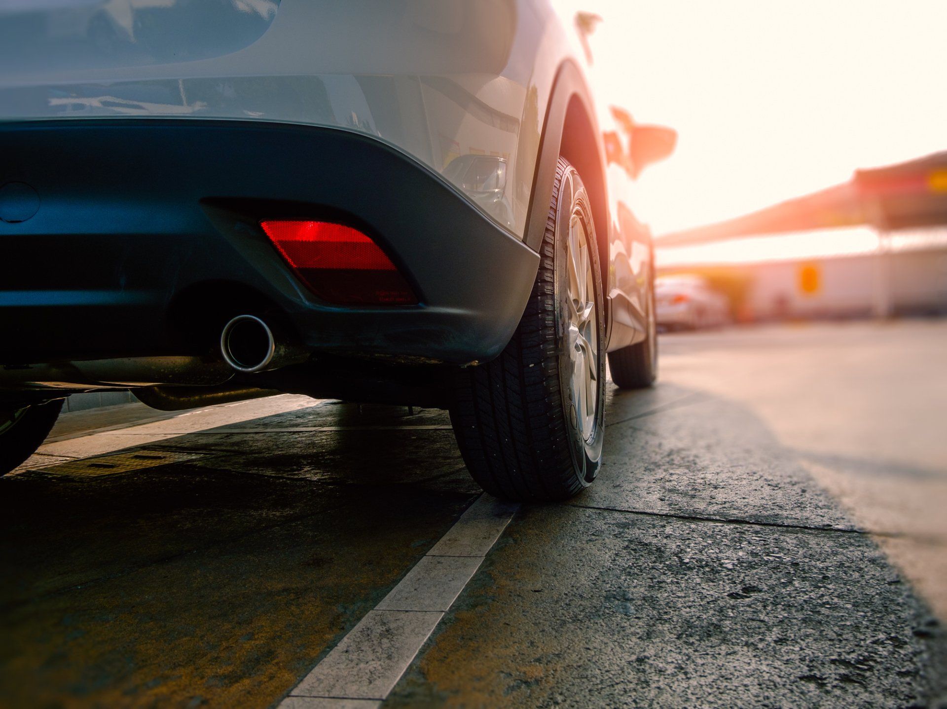 Brakes — Blue Car With One Muffler in Pennsauken, NJ Brakes — Blue Car With One Muffler in Pennsauken, NJ