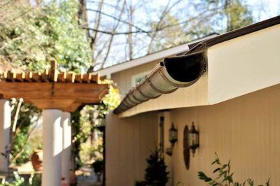 Metal Roofs — Newly Installed Gutters in Chapel Hill, NC