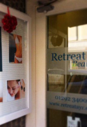 If you're looking to relax and unwind in Ayr call Retreat Beauty Shop front of Retreat Beauty Salon