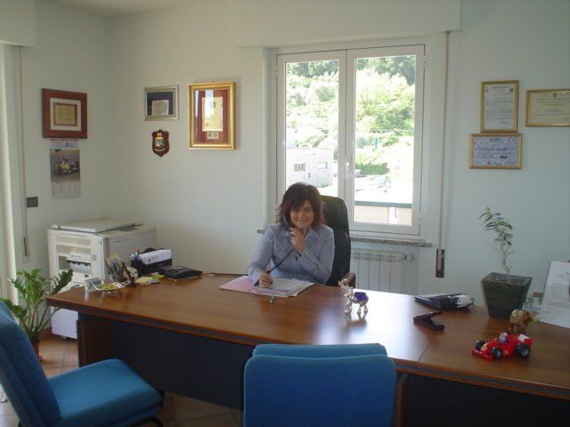 reception di officina auto