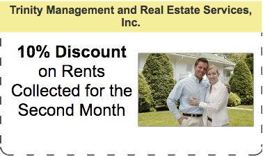 Coupon - 10% Discount on Rents Collected for the Second Month