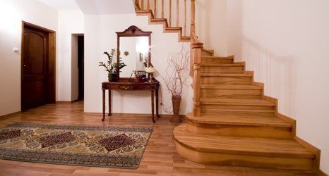 wooden steps
