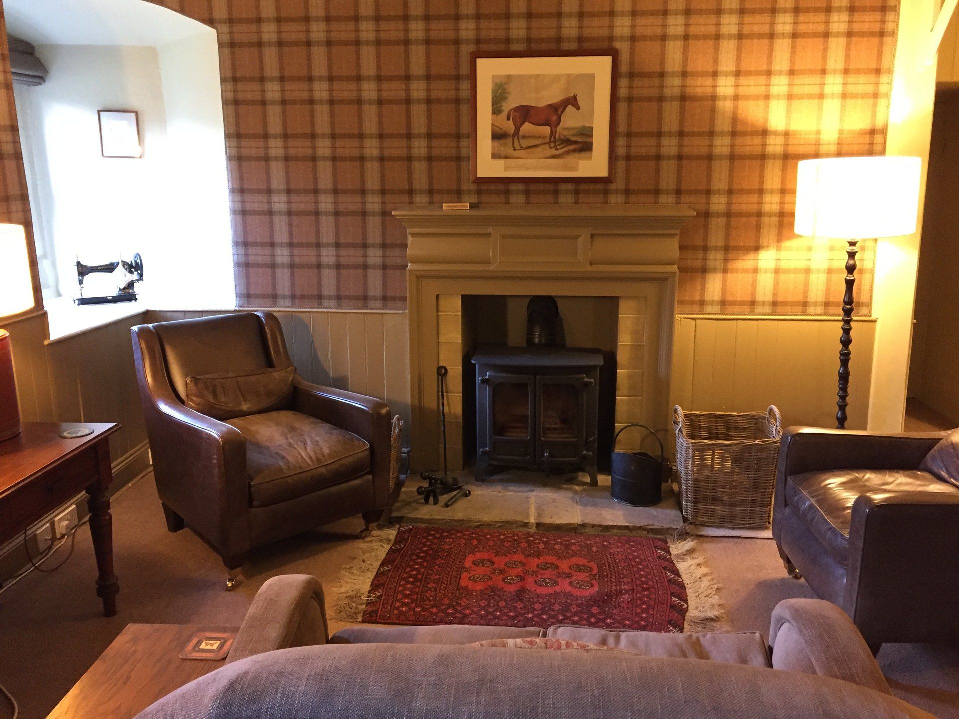 Ingleby Manor Gun Room sitting room