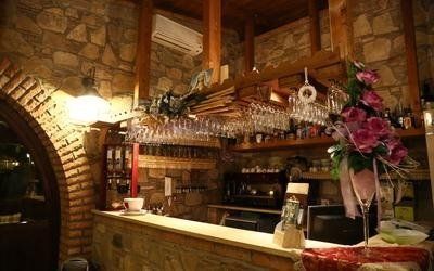 L'angolo bar dell'agriturismo