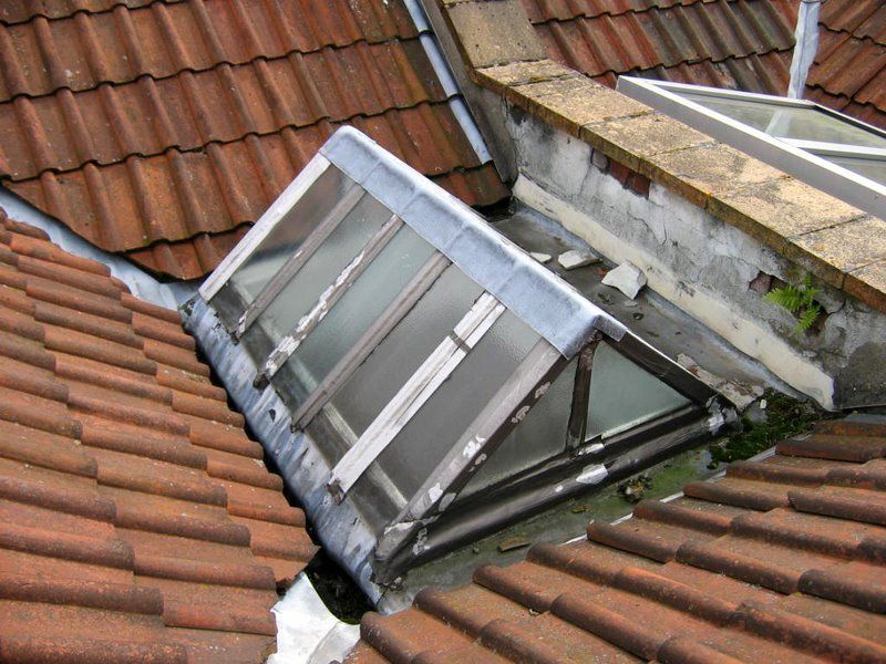small glass roof