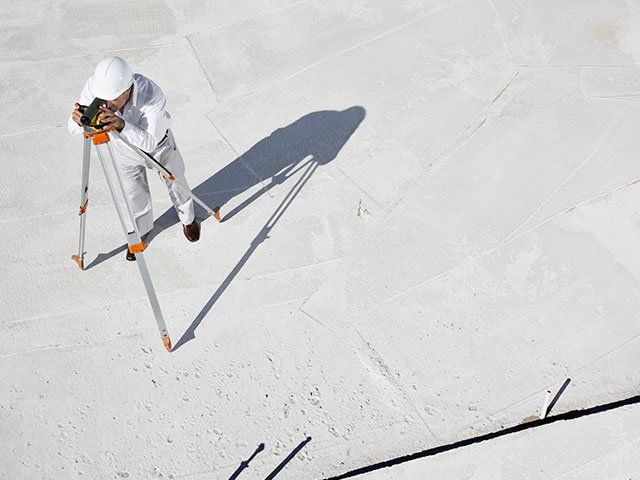 Surveying in progress