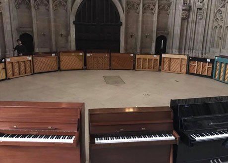 Long and short term piano storage