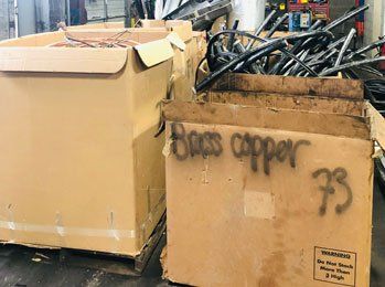 Scrap Services — Boxes of Scrap Metal in Chicago Heights, IL Scrap Services — Boxes of Scrap Metal in Chicago Heights, IL