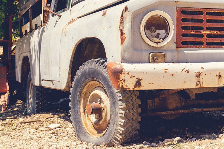 Old Pickup Truck — Big Daddy Scrap Truck in Chicago Heights, IL Old Pickup Truck — Big Daddy Scrap Truck in Chicago Heights, IL