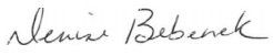 Denise Bebenek Signature