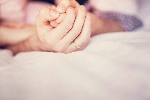 Couple Holding Hands Intimacy